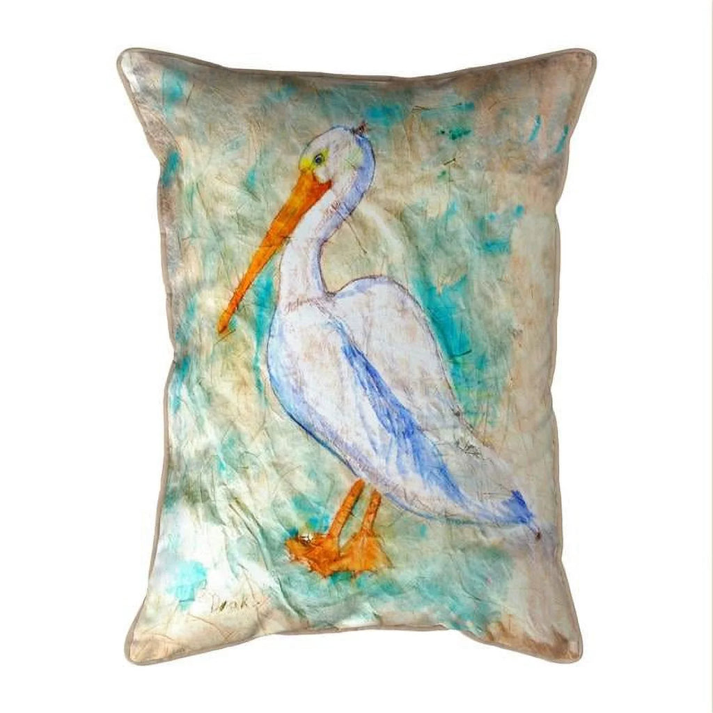 Pelican on Rice Indoor & Outdoor Pillow M65604