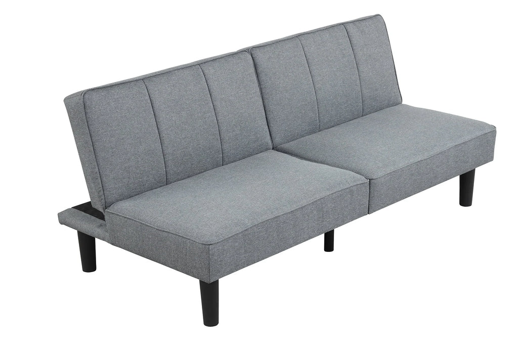 Gray Linen Futon A225201