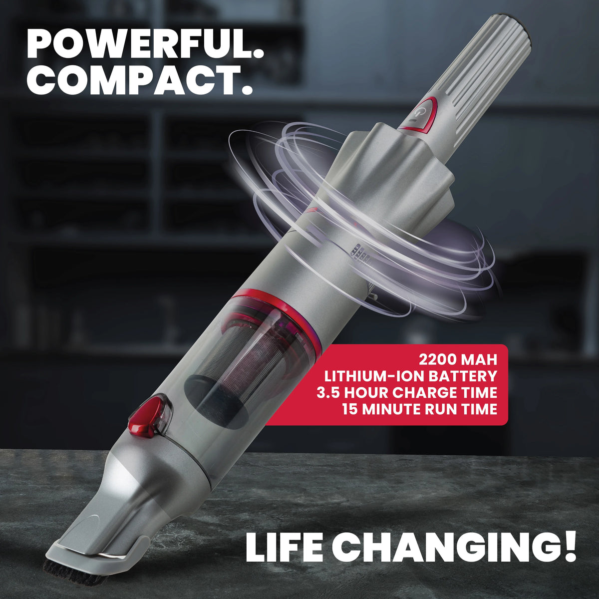 Red Cordless Handheld Vacuum G9159