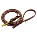 6 FT Braided Leather Dog Leash A118