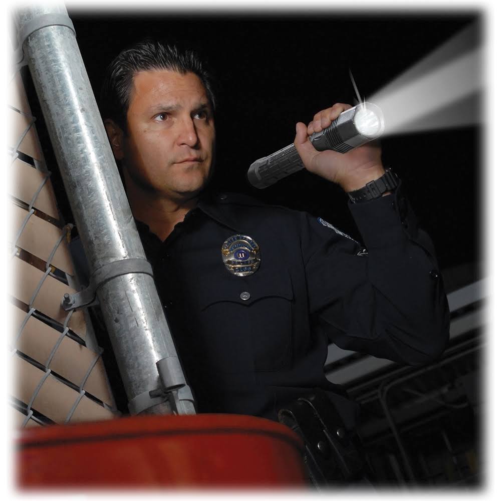 Black Tactical LED Flashlight D98091