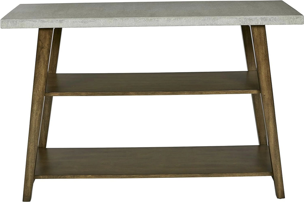 Concrete Gray Sofa Console O645814