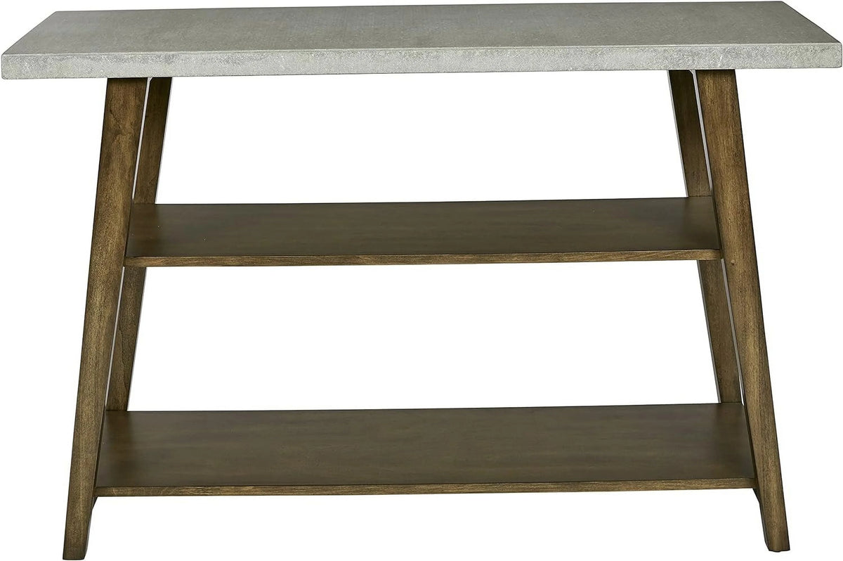 Concrete Gray Sofa Console O645814
