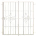 60 in. x 80 in. Navajo White Steel Patio Security Door W79857