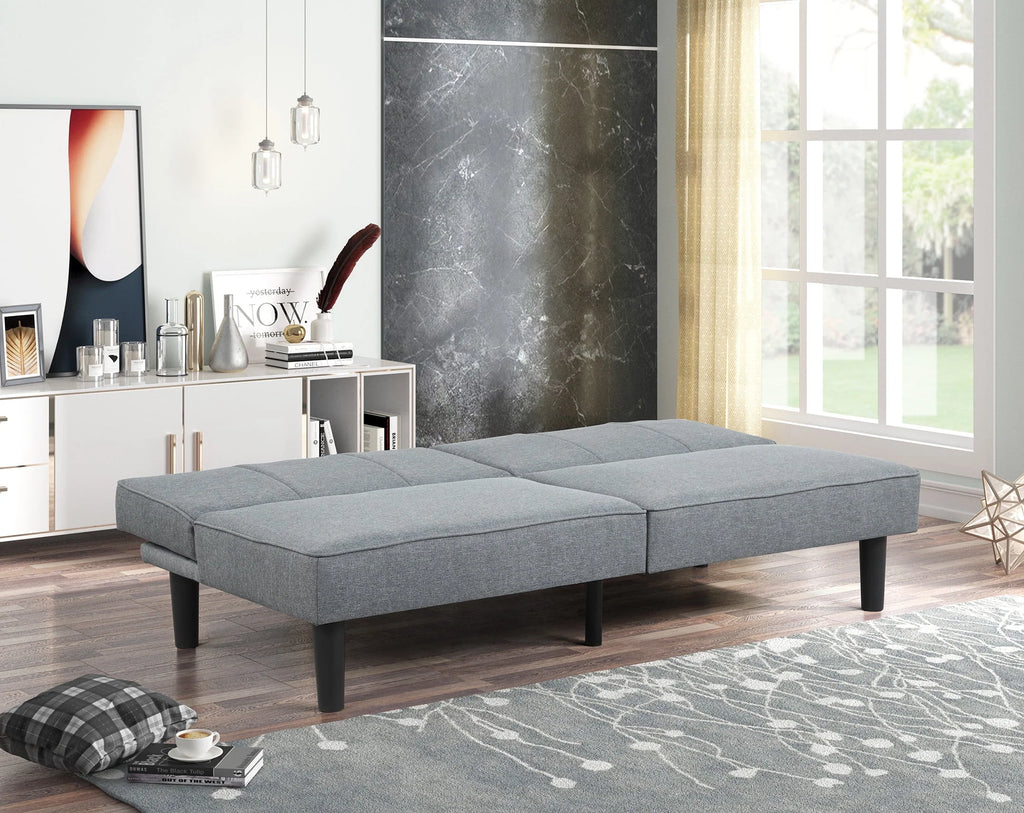 Gray Linen Futon A225201