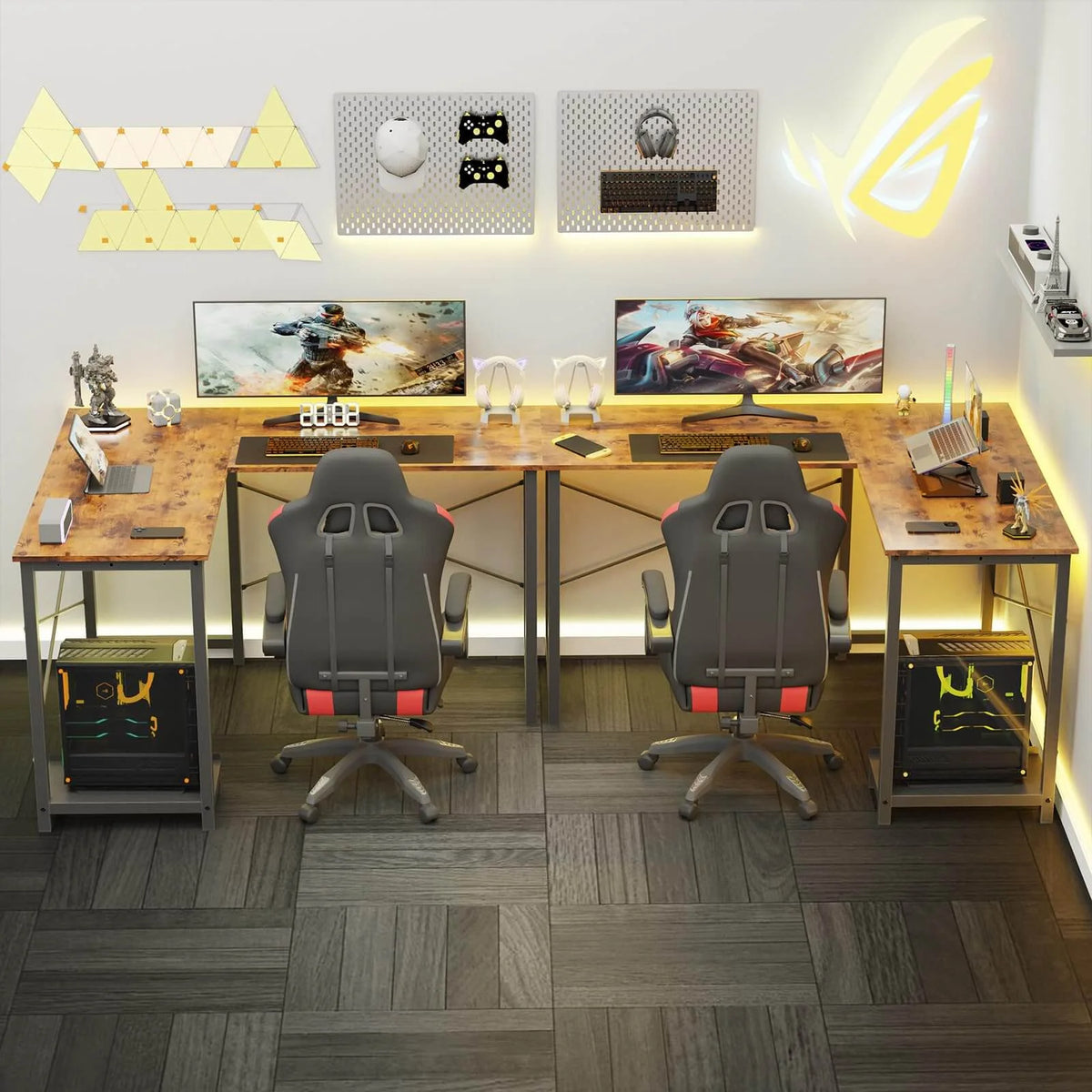 L Shaped Gaming Desk R976661