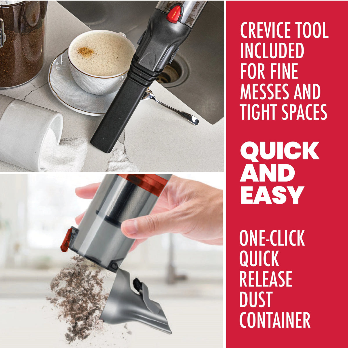 Red Cordless Handheld Vacuum G9159
