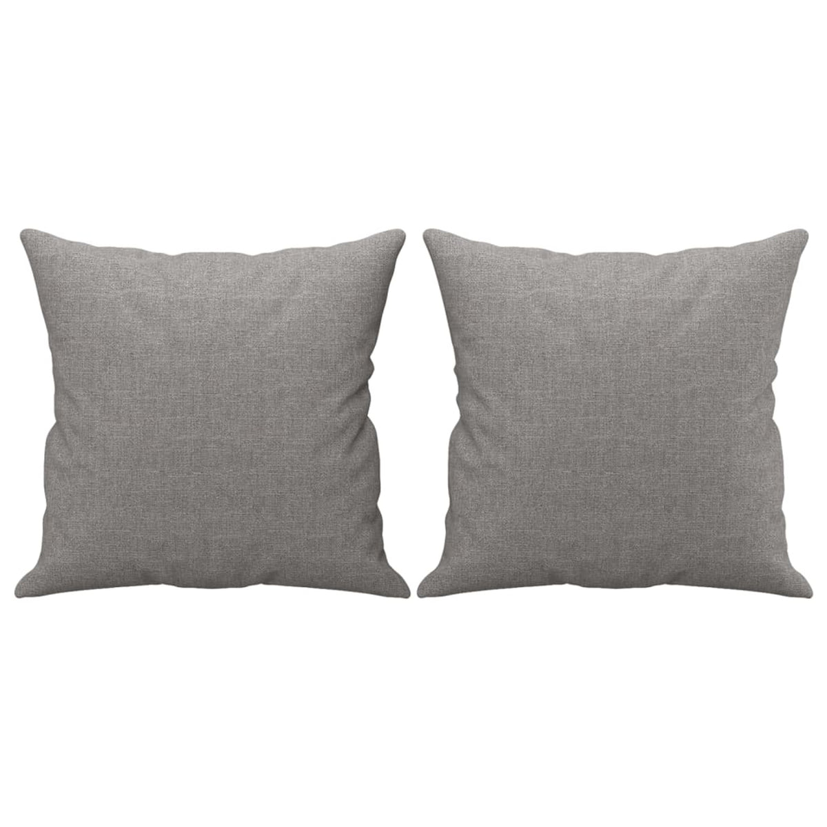 Gray 2-Seater Fabric Sofa with Pillows and Cushions Y392