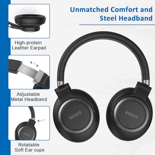 Active Noise Cancelling Bluetooth Headphones with Microphone O651