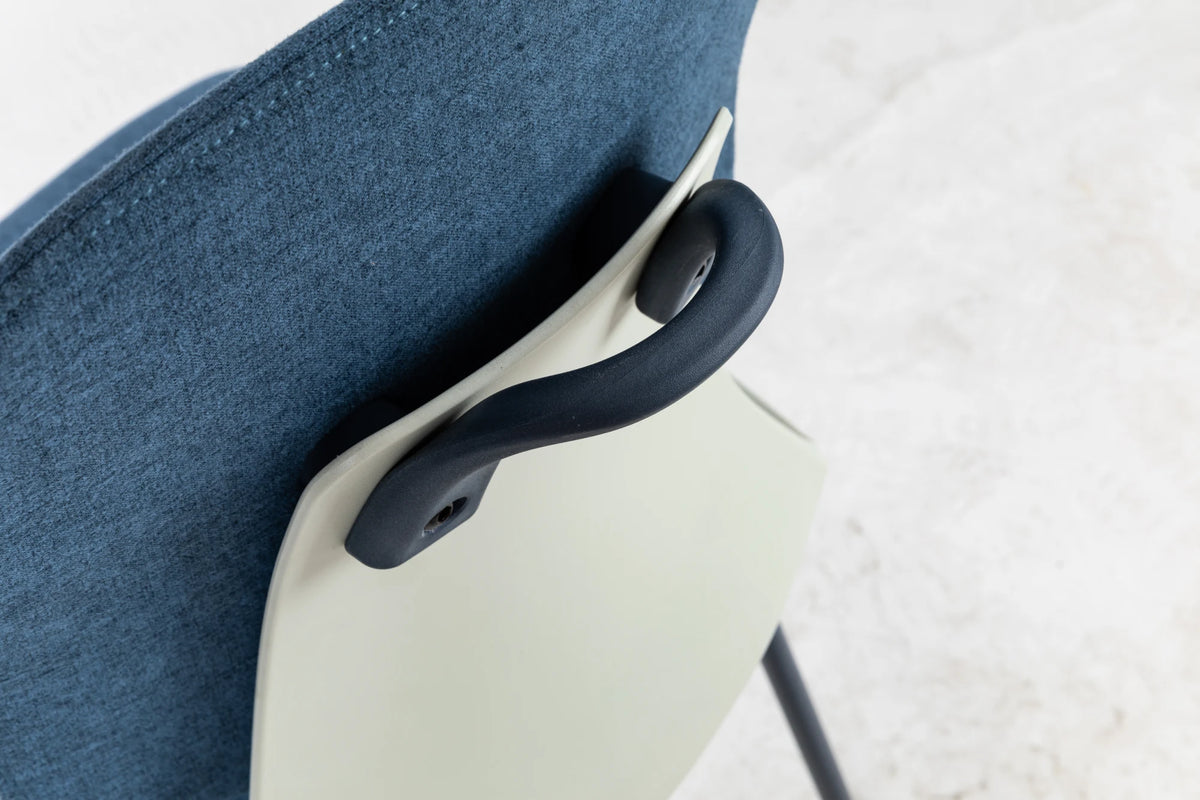 2PCS Blue Chair with Big Backrest W63349