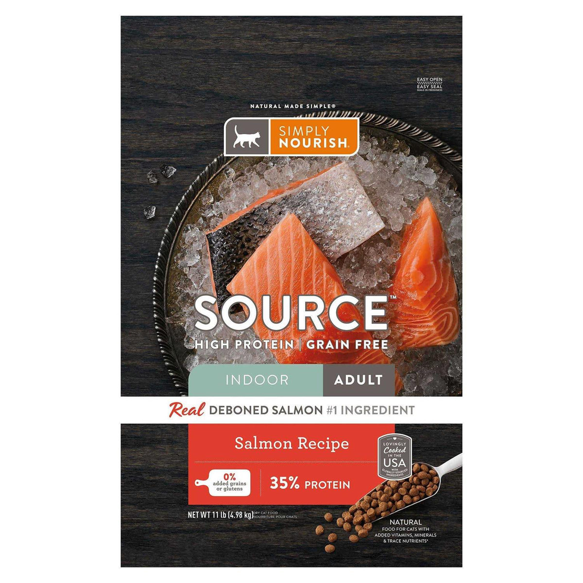 Indoor Cat Dry Food Salmon Natural A712267
