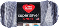 Red Heart Yarn Super Saver Ombre Yarn 10 oz Anthracite B377