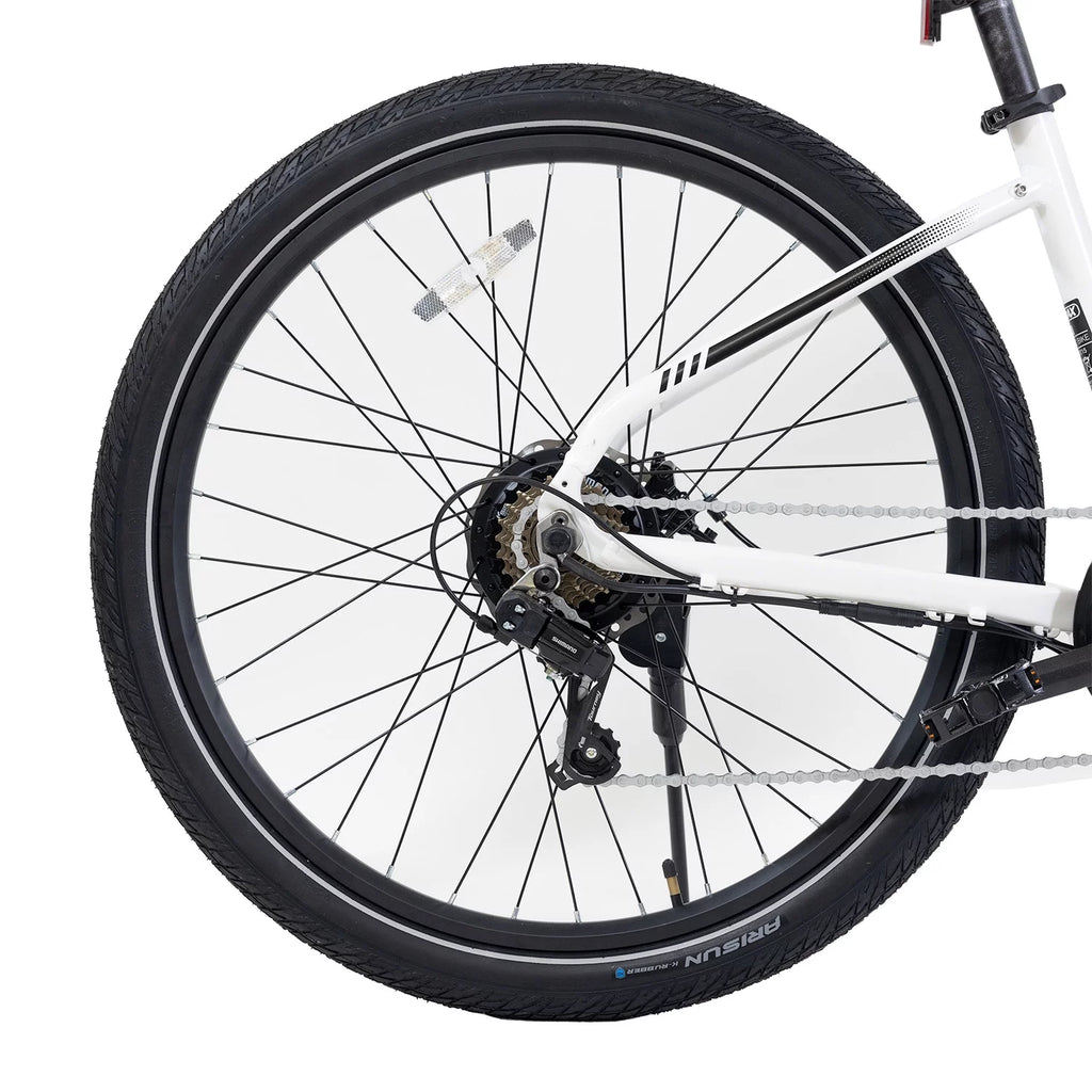 White 27.5" 350W Step Thru Electric Bike I453636