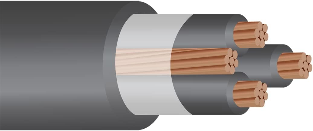 10’ 3/0-3/0-3/0-1/0 SER Copper Service Entrance Cable O90077