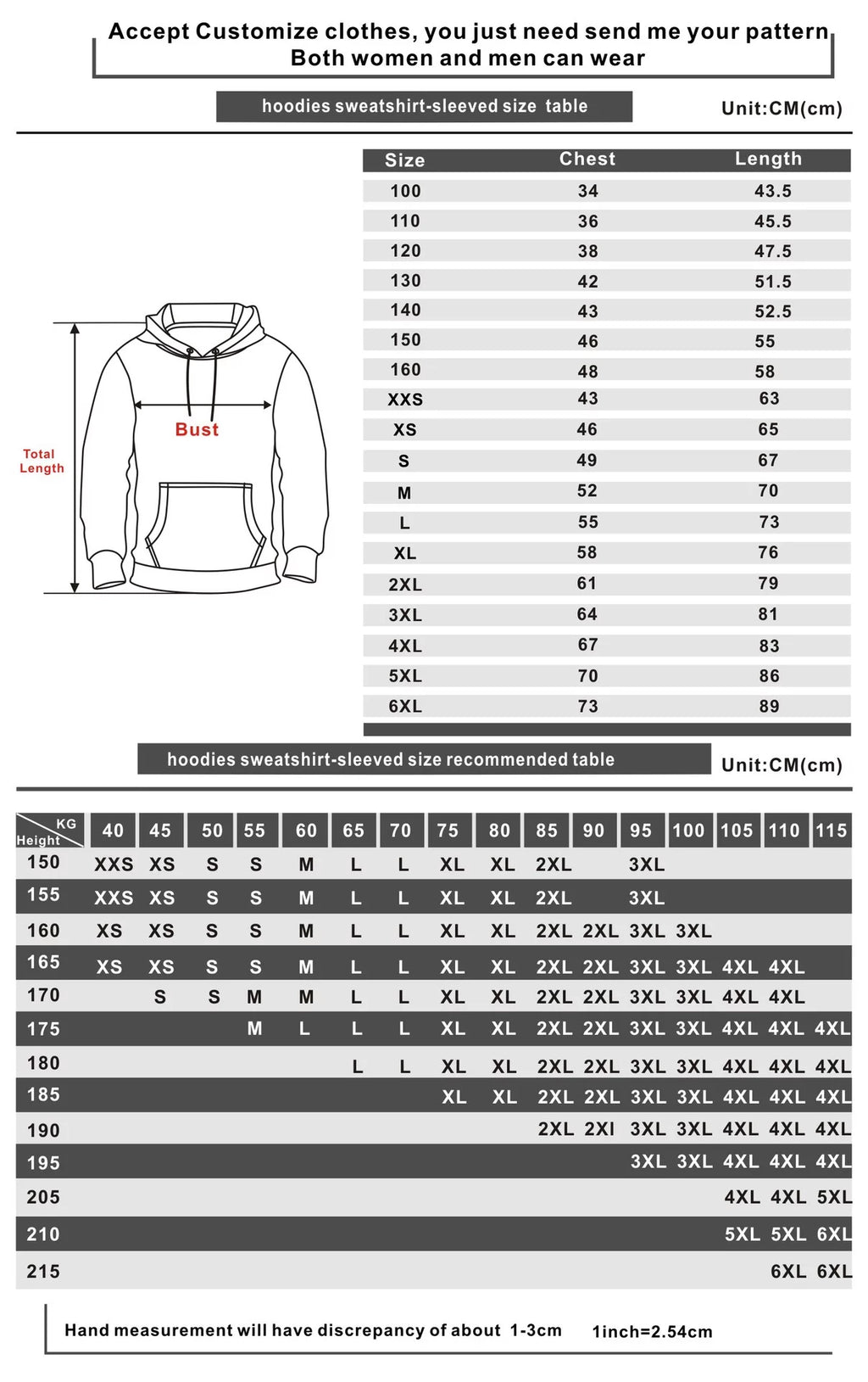 Hoodie Streetwear Sweatshirt Long Sleeve Hooded H662463