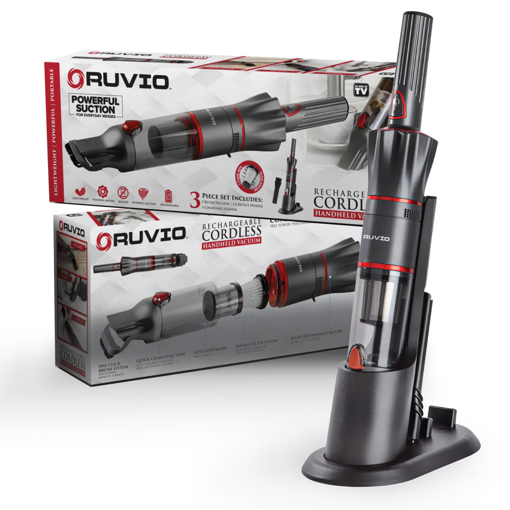Red Cordless Handheld Vacuum G9159