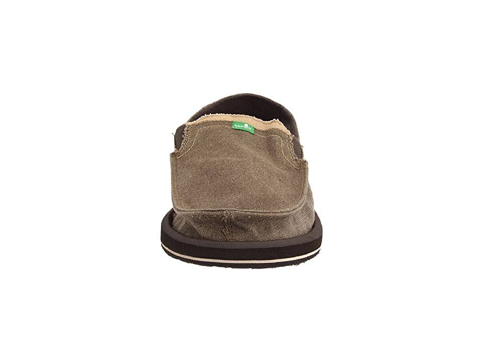 Brown Men&s Slip-On Shoes Q249