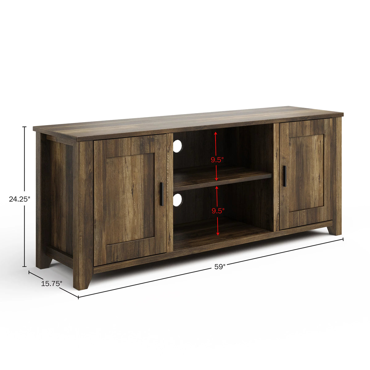 2-Door Farmhouse Style TV Stand Z571747