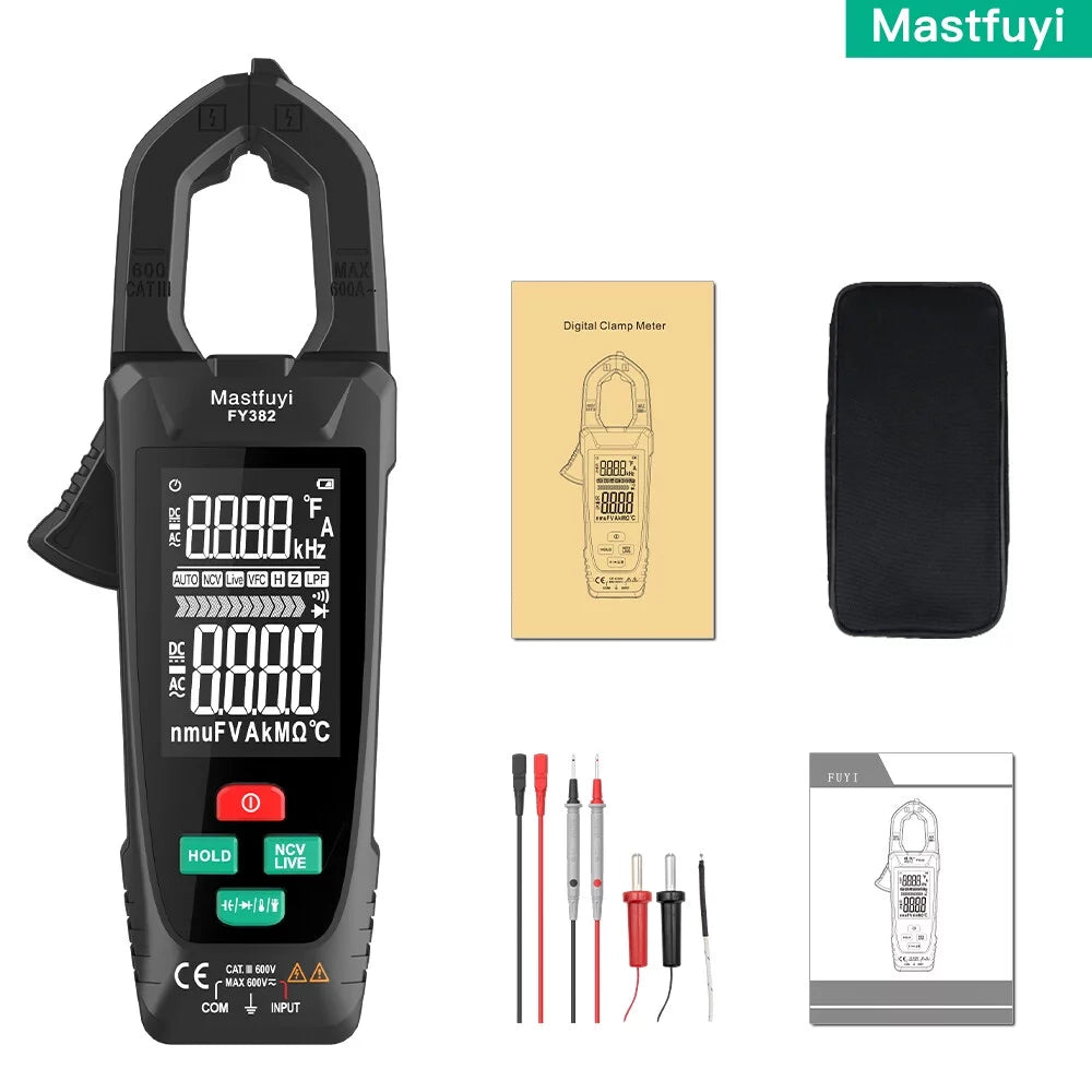 True RMS 9999 Counts Digital Clamp Meter L62891
