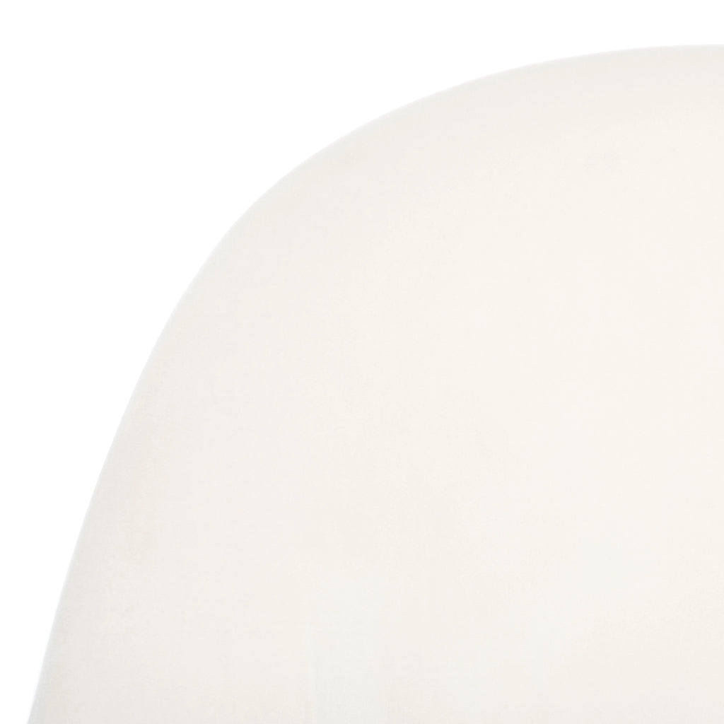 Ivory Velvet Upholstered Arm Chairs C672