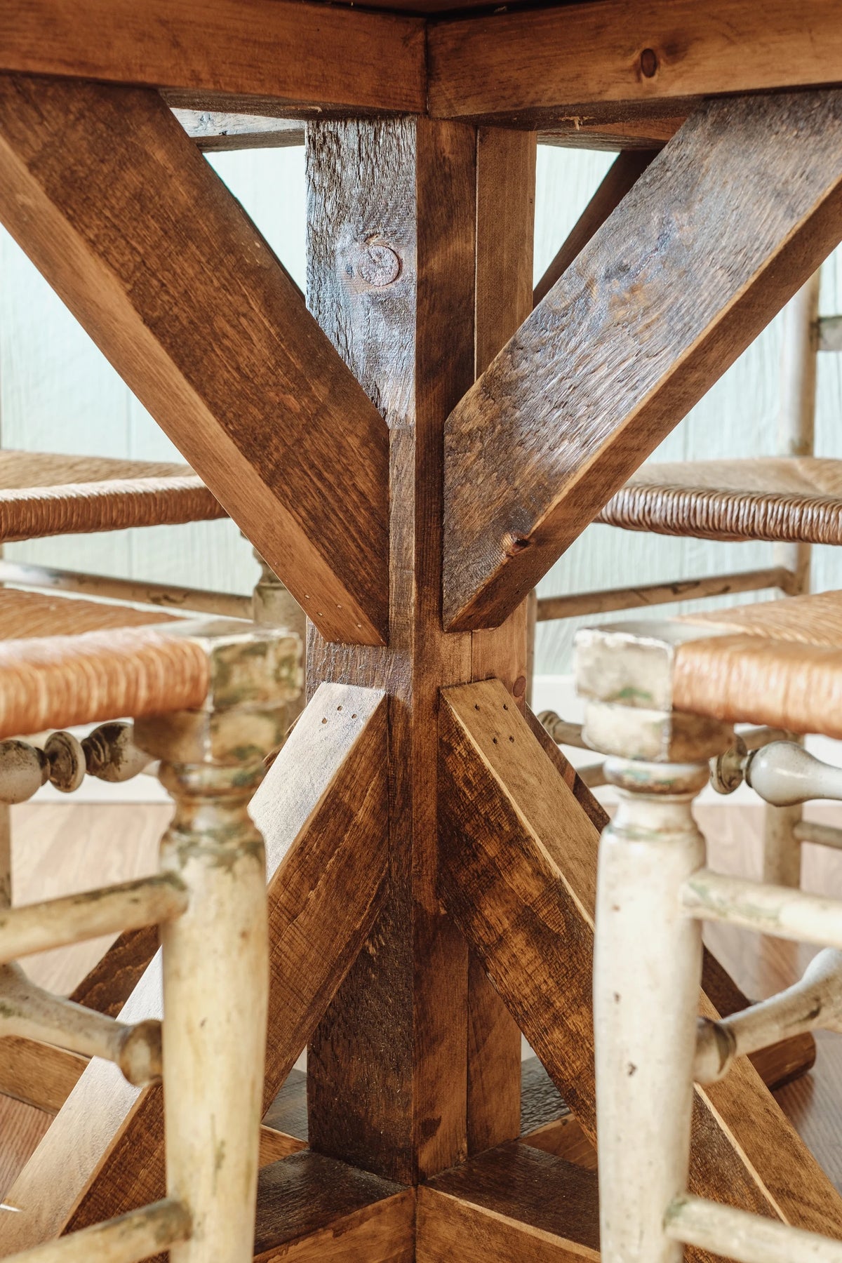Solid Wood Farm Table Q244