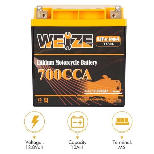 12V 10AH Lithium Motorcycle Battery V2350