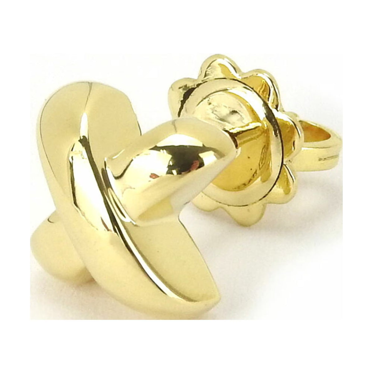 Tiffany Earrings Yellow Gold Pierced Earrings O280