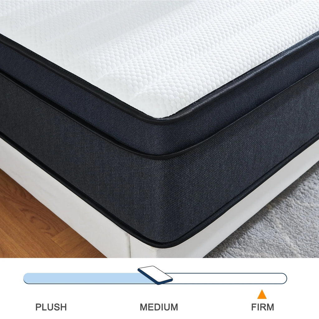 10 inch Medium Firm Hybrid Innerspring Mattress G247