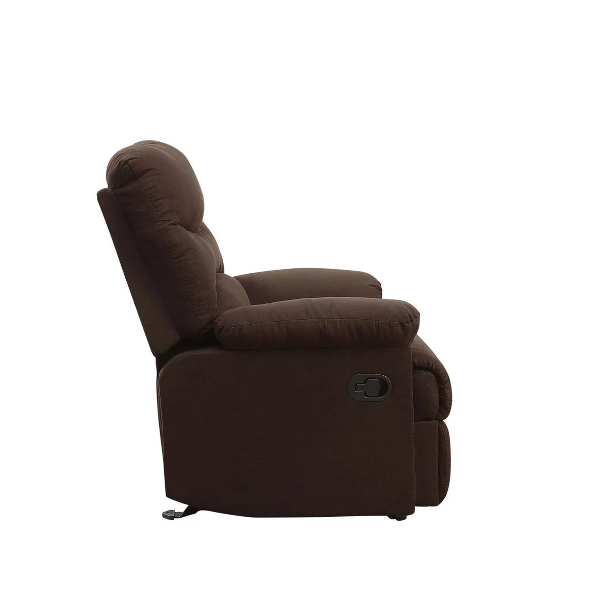 Chocolate Microfiber Glider Recliner G720813