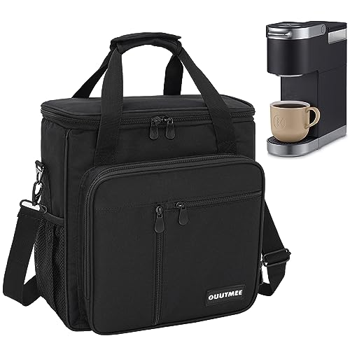 Coffee Maker Carrying Bag with Extra Pockets and Shoulder Strap D4578