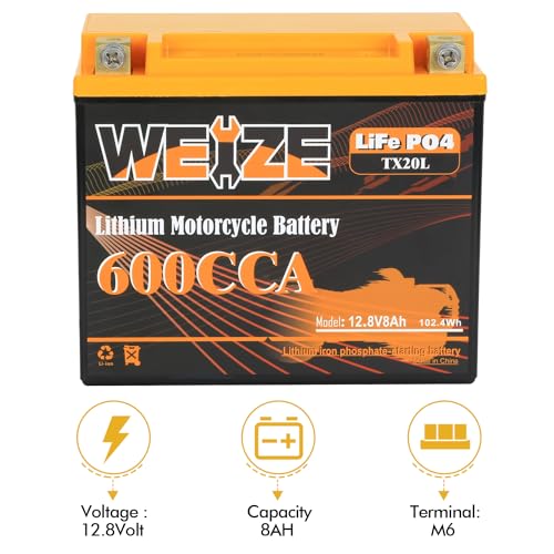 12V 10AH Lithium Motorcycle Battery V2350