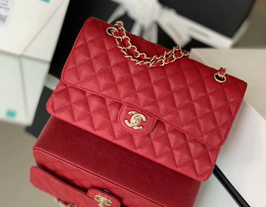 Red 26cm Handbag Q485