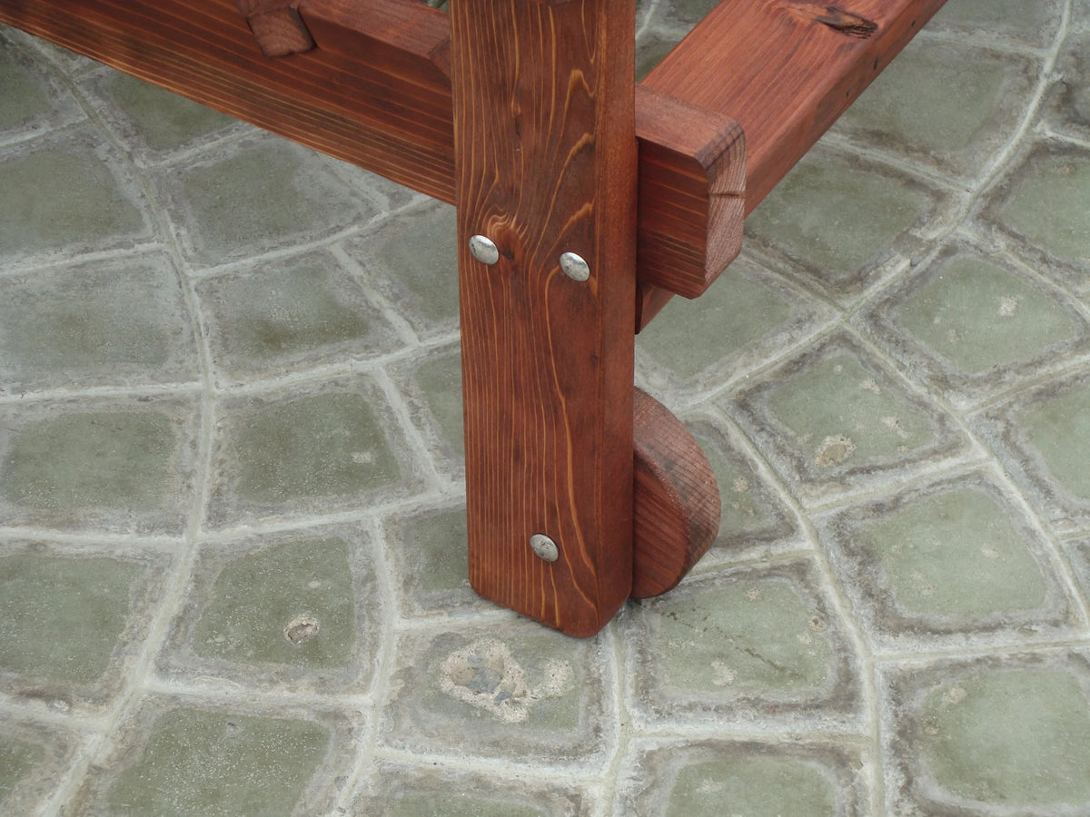 Solid Wood Outdoor Chaise Lounge K692905
