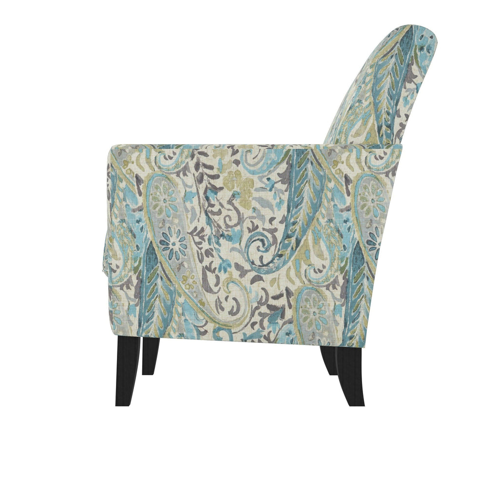Blue Tulip Flared Arm Armchair H9908