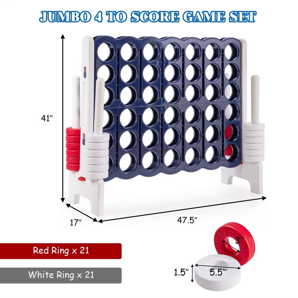 Jumbo 4-to-Score 4 in A Row Giant Game Set Z270512