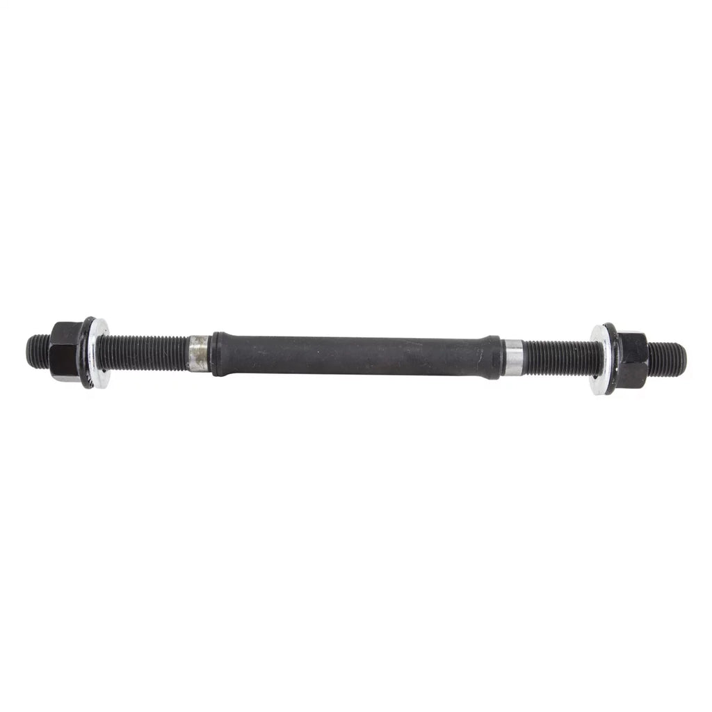Rear Hub Axle 3/8" x 26TPI x 110mm x 175mm Black S2774