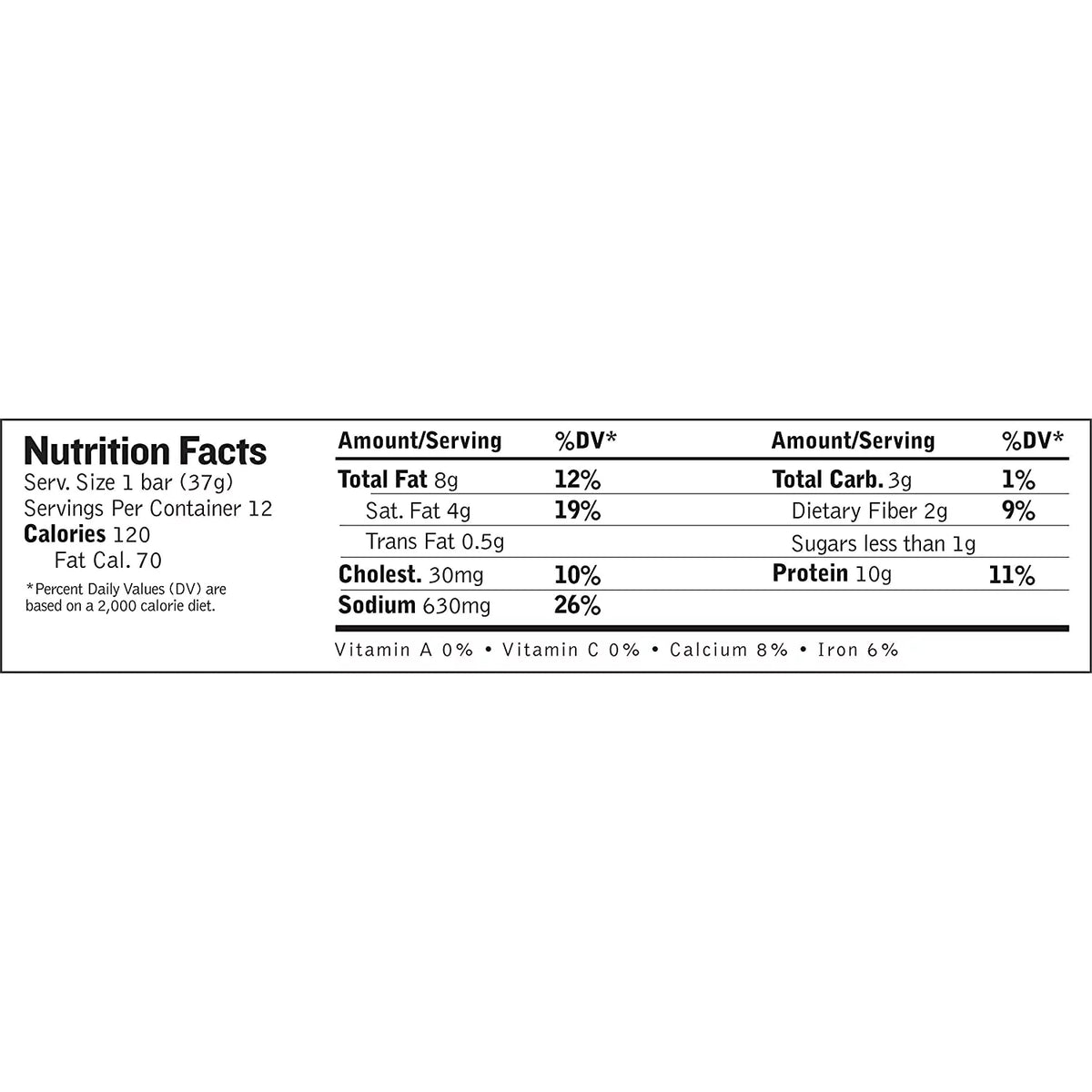 Beef Jalapeno Protein Bar 12 ct N6261