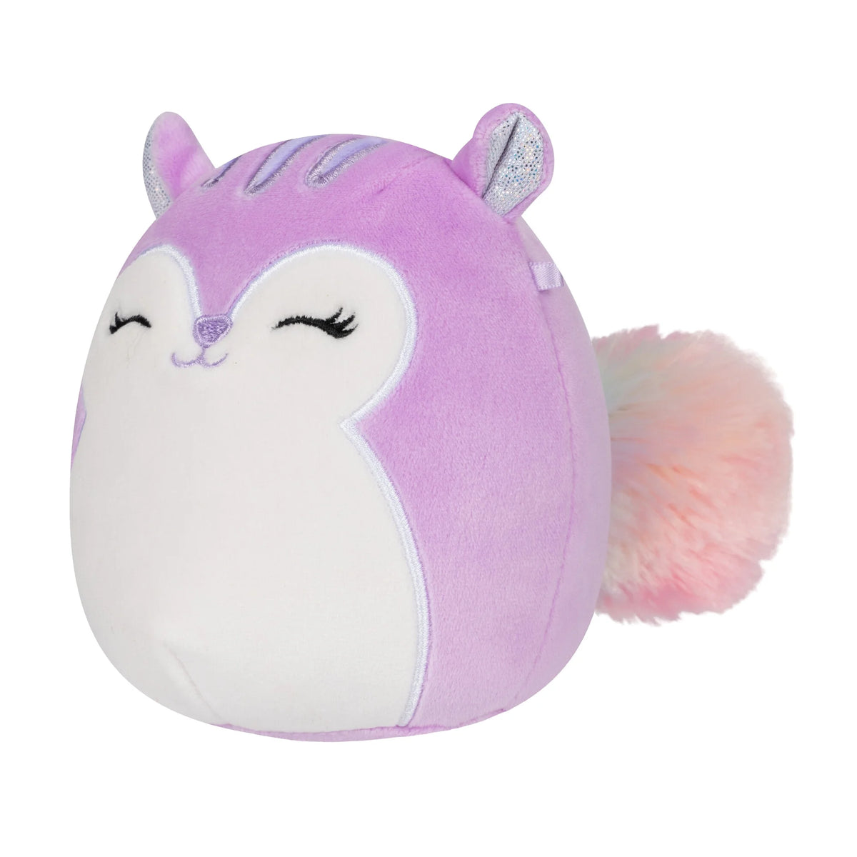 Purple Squirrel Plush 7.5 inch Ultra Soft Stuffed Toy W579271