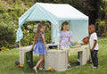 Backyard Bungalow Playhouse with Kitchen, Garden, & Canopy I47538