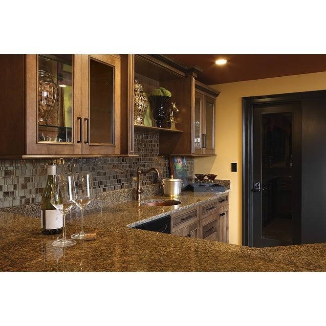 Satin Nickel Touch Lock with Accent Lever F83749