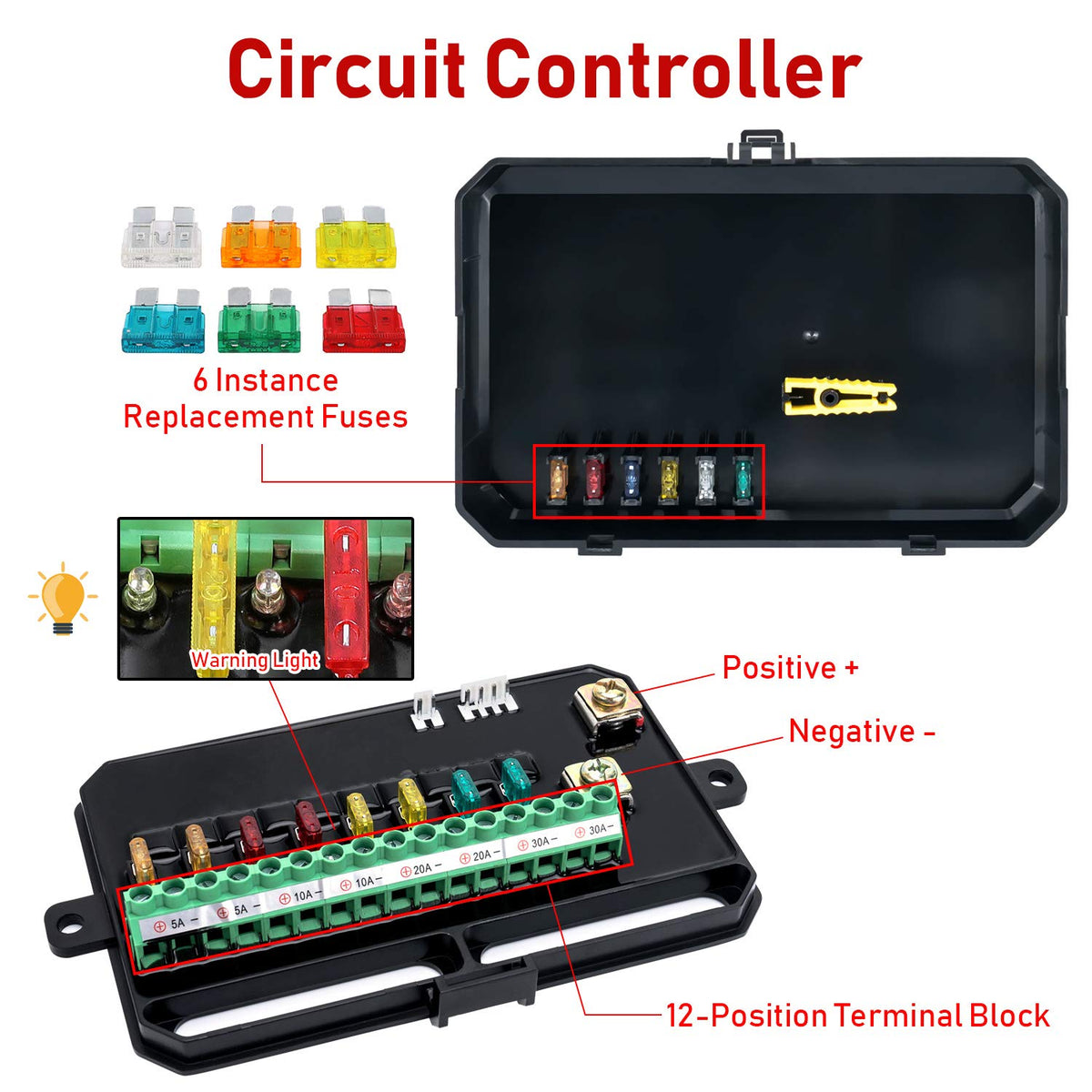 8 Gang Switch Panel with Touch Control H846040
