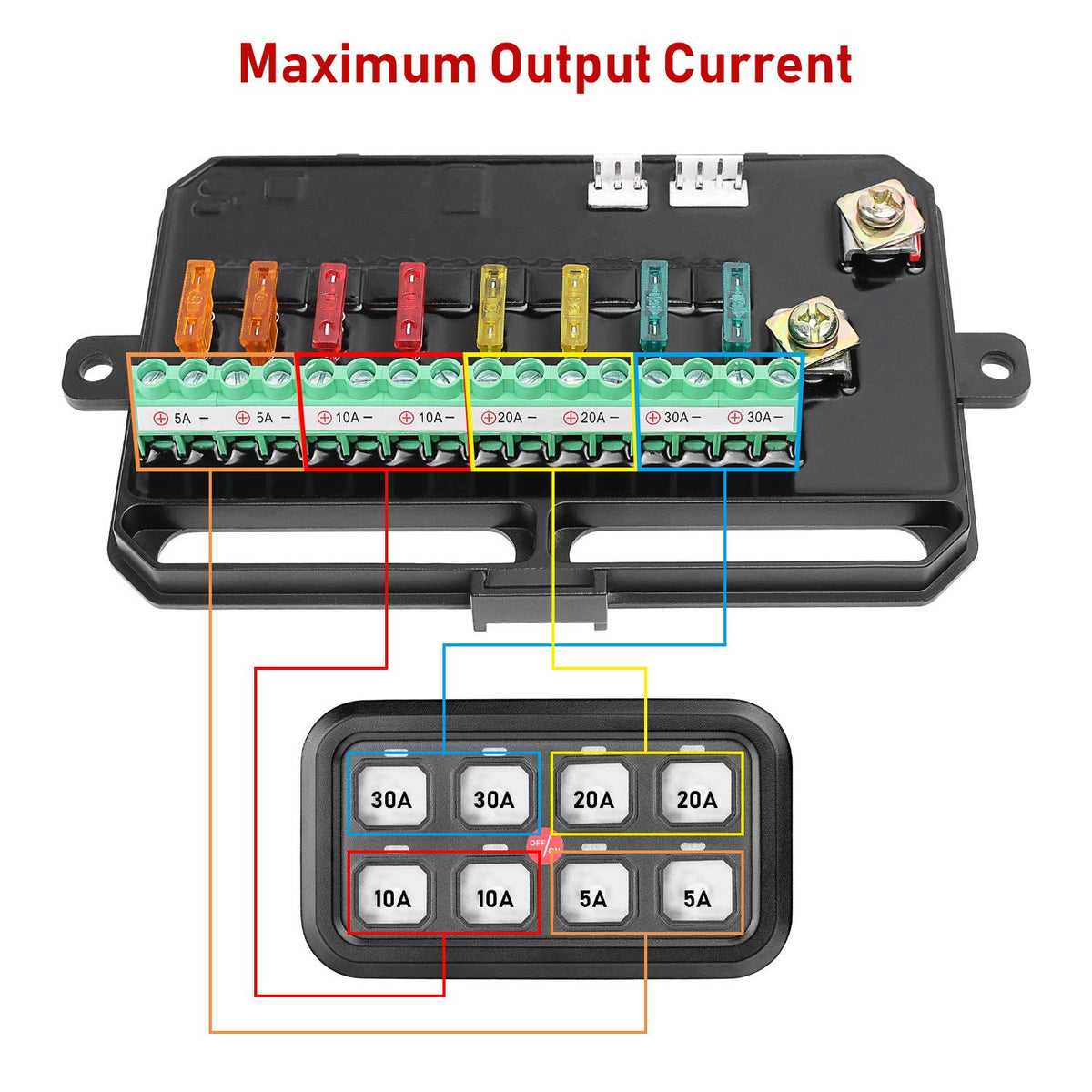 8 Gang Switch Panel with Touch Control H846040