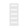 28 in. x 80 in. 5 Lite Solid Core MDF Interior Door Slab R57222