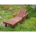 Solid Wood Outdoor Chaise Lounge K692905